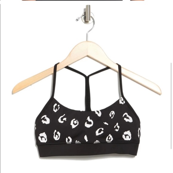 NWT CHRLDR Black and white leopard print. Y-Back - Picture 3 of 3